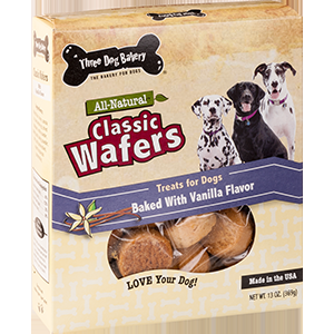 All Natural Classic Wafers Vanilla Flavor Dog Treats 13oz