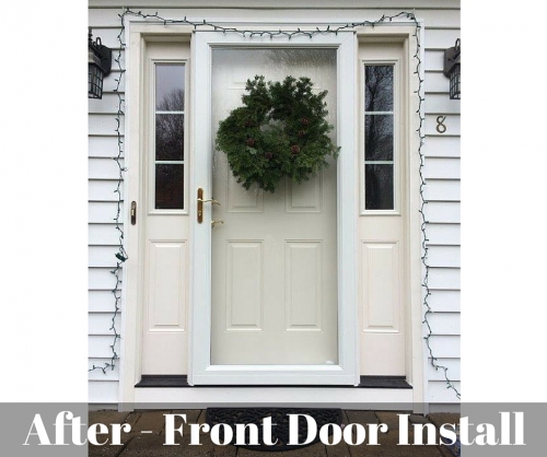 After Front Door Installation