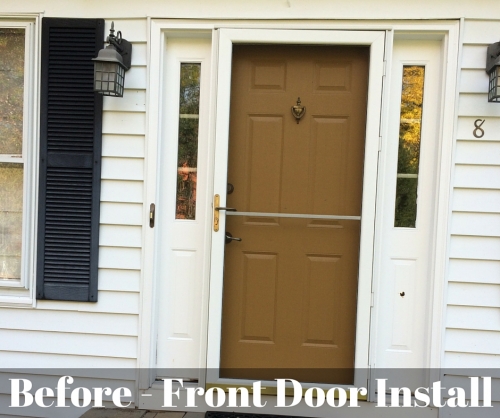 Before Front Door Installation