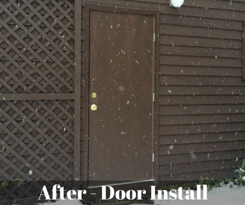 After Door Installation