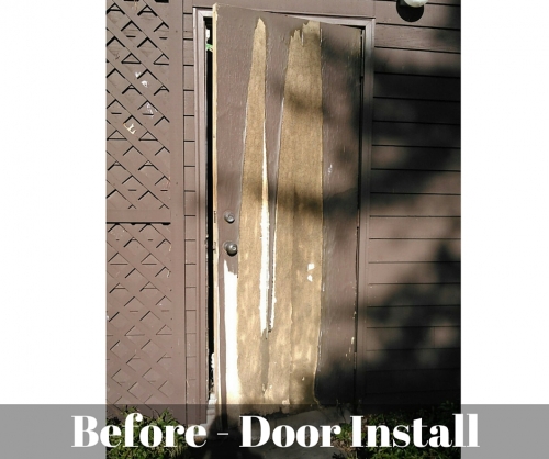 Before Door Installation