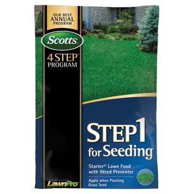 Scotts Step 1 Starter Lawn Food with Weed Preventer