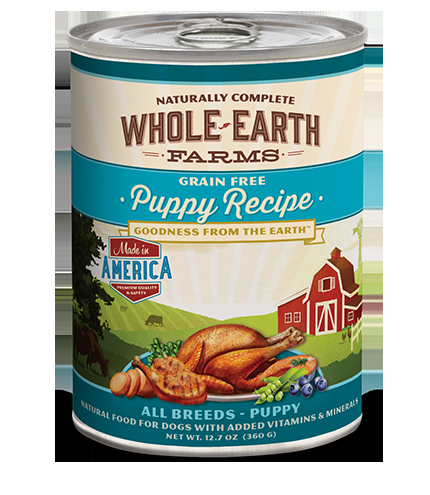 Merrick Whole Earth Farms Puppy Cans - 12/13.2oz.