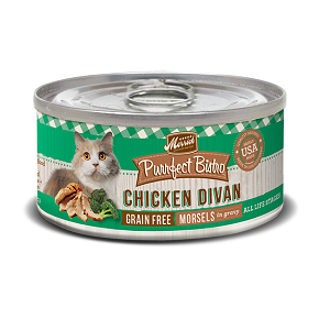 Purrfect Bistro Chicken Divan 5.5 oz Cat