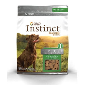 Nature's Variety Instinct Limited Ingredient Treat Lamb & Spinach Biscuits 