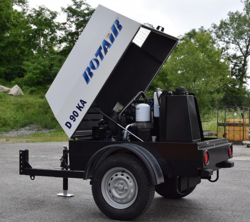 90 CFM Compressor, Towable