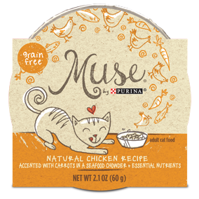 Muse by Purina: Natural Chicken Recipe in Chowder Cat Food