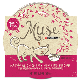 Muse by Purina: Natural Chicken & Herring Recipe in Chowder Cat Food