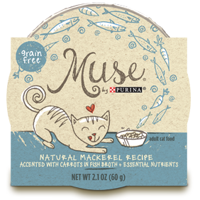 Muse by Purina: Natural Mackerel Recipe in Broth Cat Food