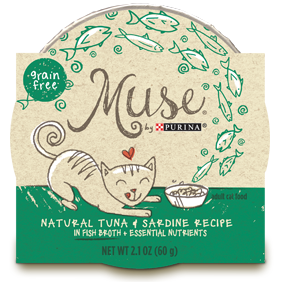 Muse by Purina: Natural Tuna & Sardine Recipe in Broth Cat Food
