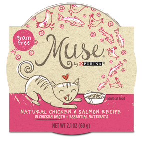 Muse by Purina: Natural Chicken & Salmon Recipe in Broth Cat Food