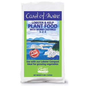 Coast of Maine Lobster and Kelp Plant Food 4 Pound