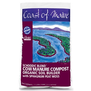 Coast of Maine Schoodic Blend Cow Manure Compost 1 Cubic Foot