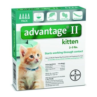 Advantage II Kitten 4 pack