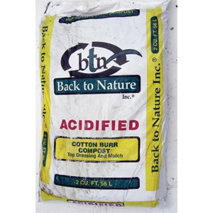 Acidified Cotton Burr Compost by Back to Nature