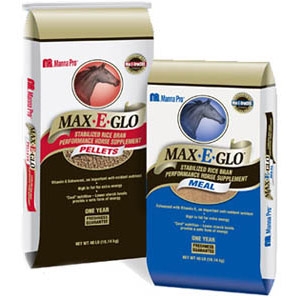 Max-E-Glo™ Stabilized Rice Bran Performance Horse Supplement
