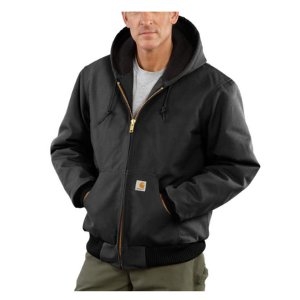 Carhartt Men's Duck Active Jac/Quilted-Flannel Lined