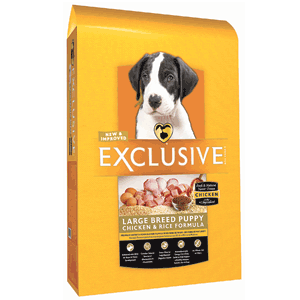 Exclusive® Chicken & Rice Large Breed Puppy