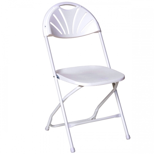 White Fanback Chair