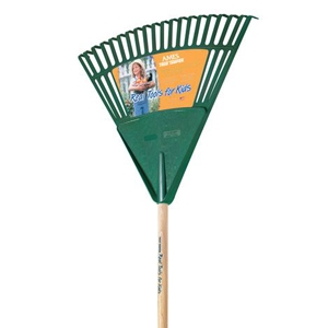 True Temper Real Tools for Kids 18in Poly Rake