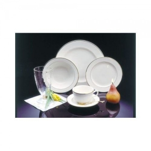 Ivory China with Gold Trim Dinnerware