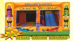 Crayola 3-in-1 Inflatable Bounce House