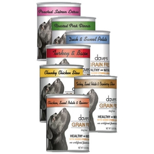 Dave's Grain Free™ Chicken, Sweet Potato & Quinoa Canned Dog Food Formula
