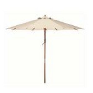 Bond 9' Wooden Market Umbrella in Natural