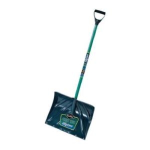 Alpine 18-Inch Poly Snow Shovel With Wood Handle