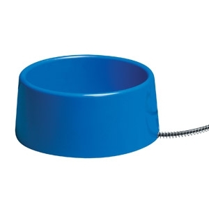 Allied Precision Plastic Heated Pet Bowl Blue