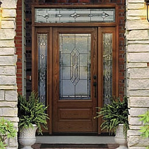 Therma-Tru Doors Classic-Craft Oak Fiberglass Entry Door Systems