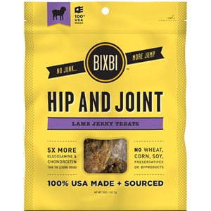 Bixbi Hip & Joint Lamb Jerky Dog Treats