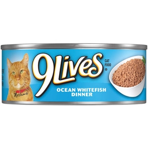 9Lives® Ocean Whitefish Dinner Canned Cat Food