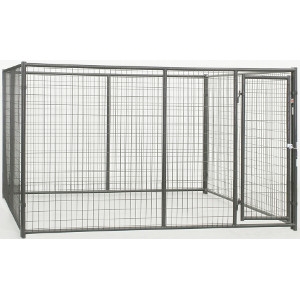 10' x 10' x 6', Complete Club Kennel Gray