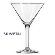 GLASS, MARTINI 7.5 OZ  