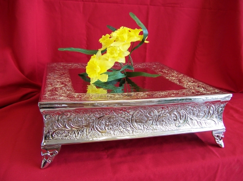 Silver Cake Stand 18