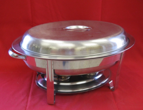 Chafer Stainless Oval 6 qt