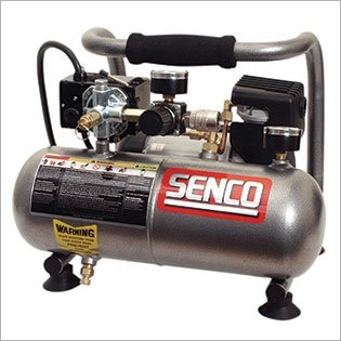 SENCO PC1010 1 hp (peak), 1/2 hp (running) Electric Oil-Less Compressor