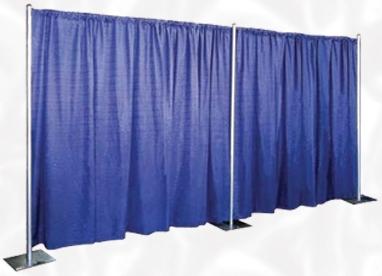 Pipe and Drape Back Drop or Booth