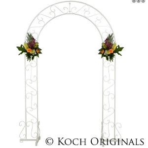Traditional Wedding Arch - White