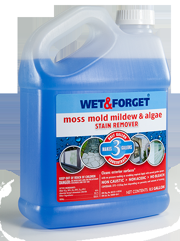 Wet & Forget Mold/Mildew Stain Remover, 3 Gallons