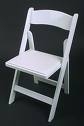 White Wedding Classic Wood Chairs