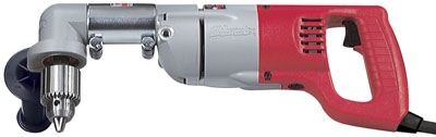 Milwaukee Drill, Right Angle 3/8 Jacobs Chuck