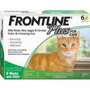 Frontline Plus for Cats 8 Weeks and Older