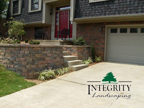 Retaining Wall for Front Entry