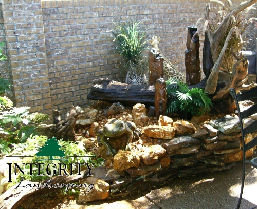 Reservoir Fountain Pulls Water from Below Ground Level