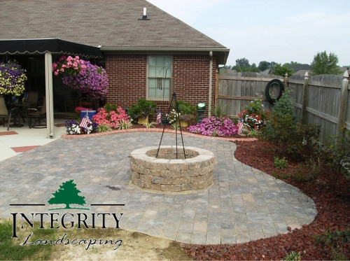 Patio with Firepit Ring