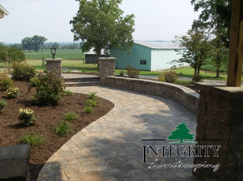 Paver Path with a Soft Curve