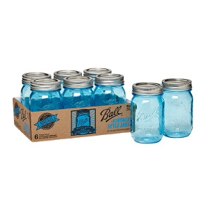Ball® Heritage Collection blue pint jars