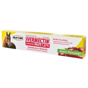 Durvet Ivermectin Apple-Flavored Paste Equine Wormer
